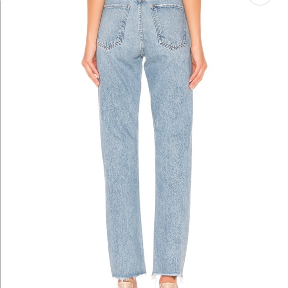 Agolde Cherie High Rise Straight Jeans in Merit Size 24 - Picture 4 of 9
